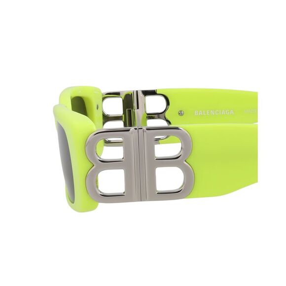 Balenciaga Square-Frame Acetate Sunglasses Yellow Womens - Picture 4 of 6